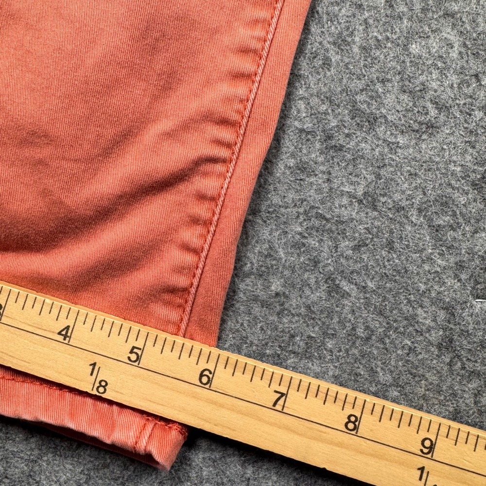 JcPenny Skinny Pants Womens 8 Coral Pink‎ Mid Rise Chino Stretch Twill - Picture 7 of 13